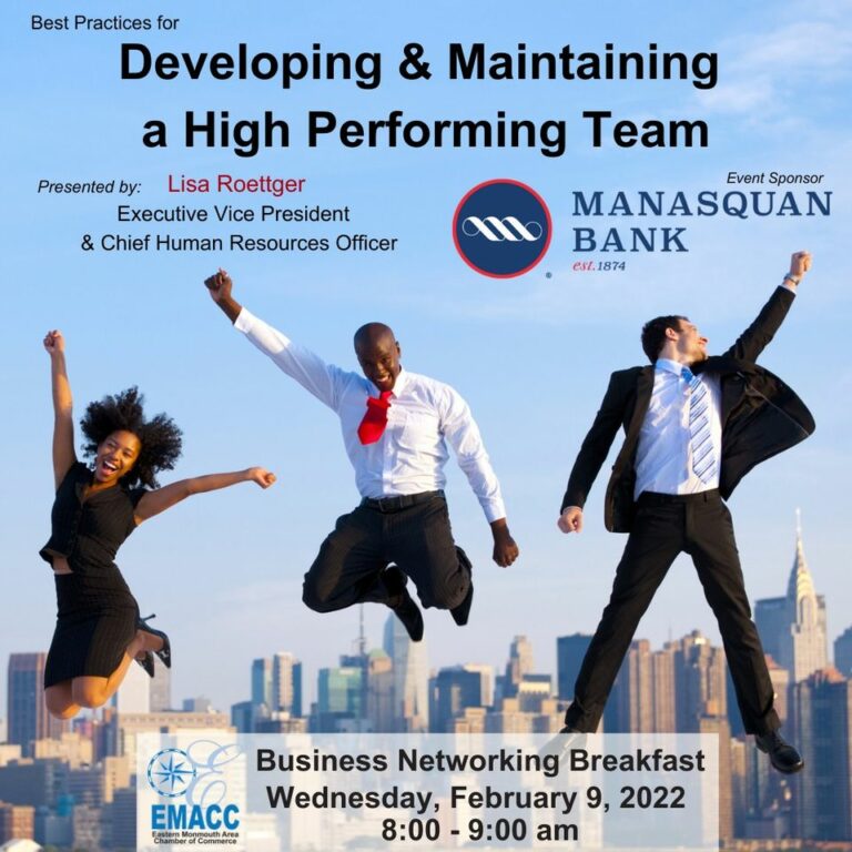 EMACC Business Networking Event: Developing & Maintaining a High Performance Team