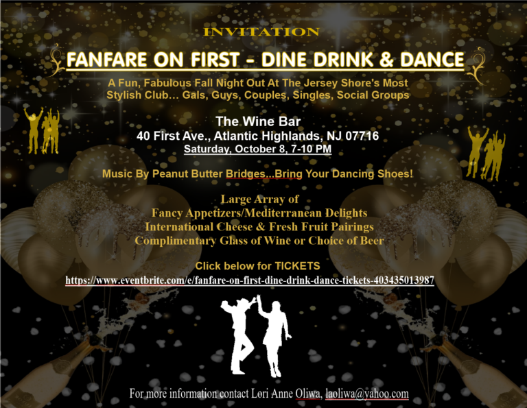 Fanfare On First – Dine Drink & Dance