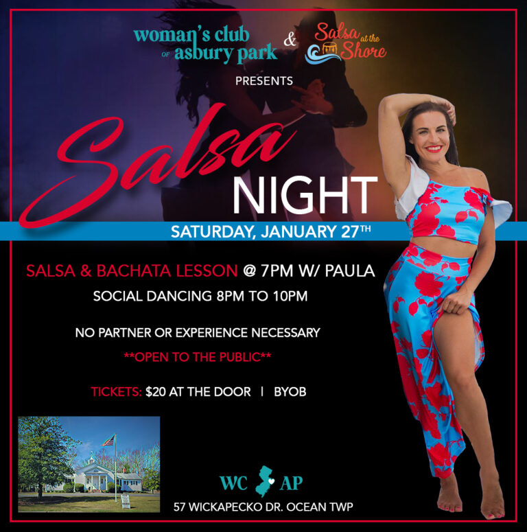 Salsa Night at the Woman’s Club of Asbury Park