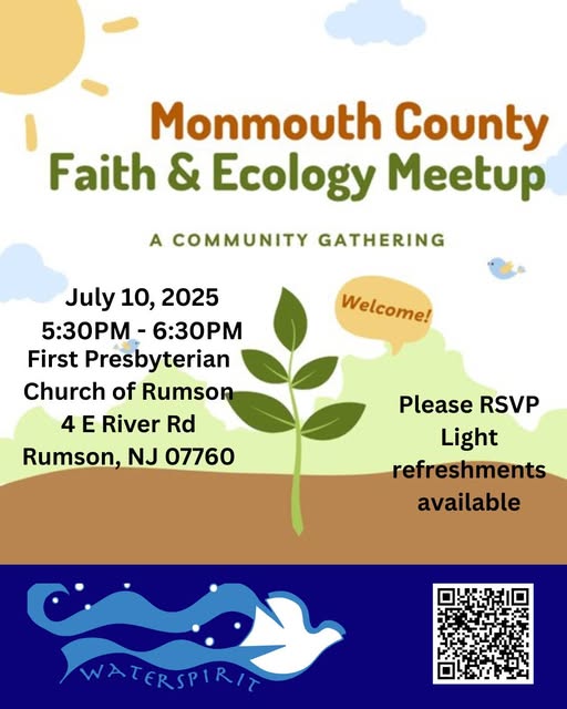 Waterspirit’s Monmouth County Faith & Ecology Meet-Up